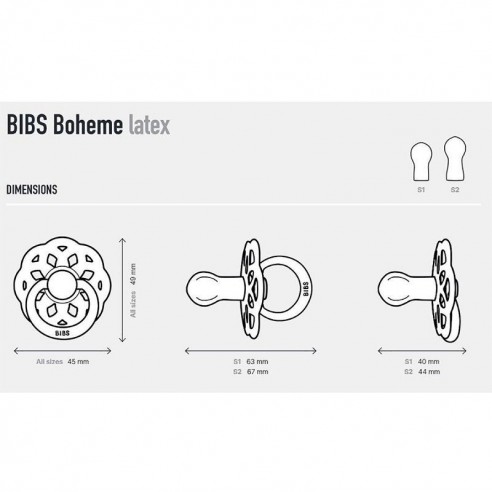 chupetes Bibs Boheme latex chupetes Bibs Boheme latex