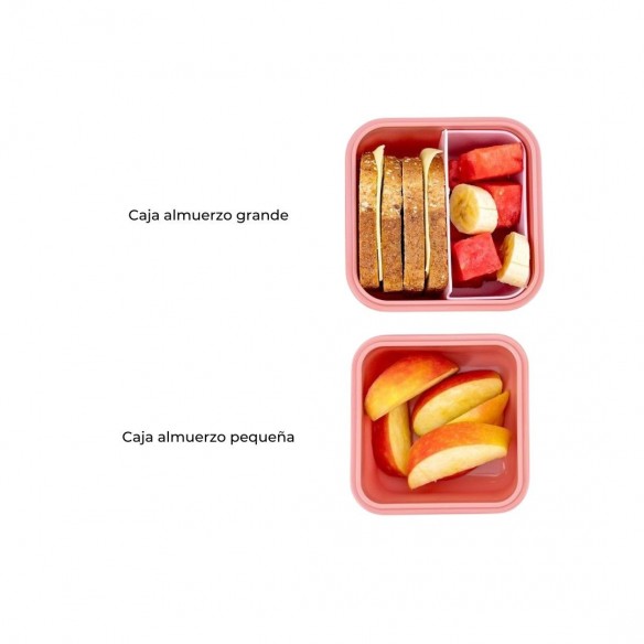 cajita de almuerzo Fruits ejemplo