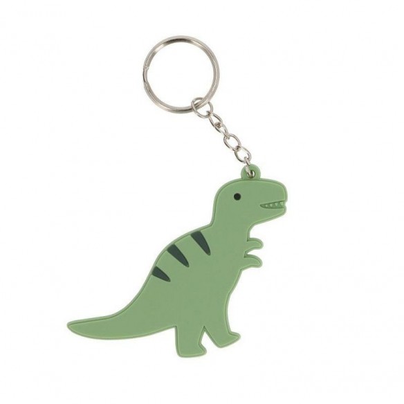 Llavero de silicona dino