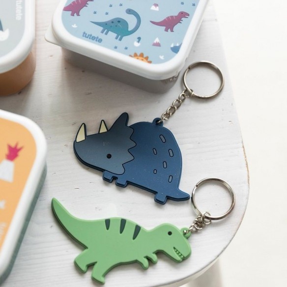 Llavero Silicona dinos t-rex
