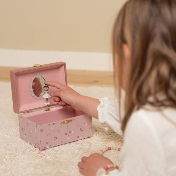Caja de Música Joyero Rosa Little Dutch