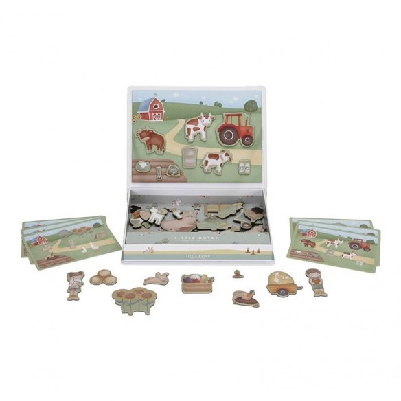 tablero magnético de la granja