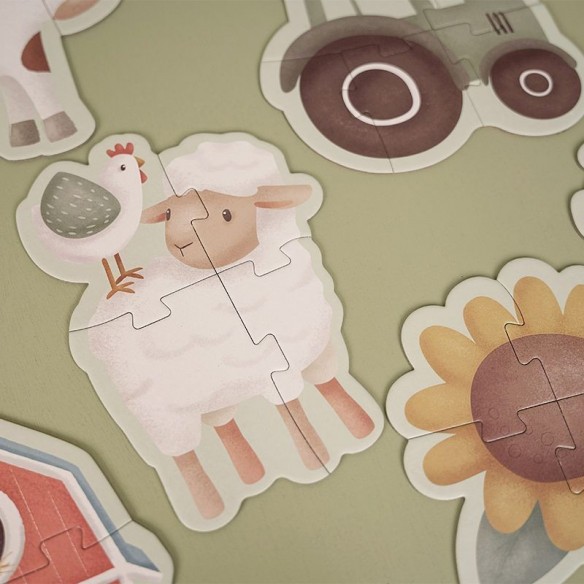 Puzles para niños de Little Dutch de la granja