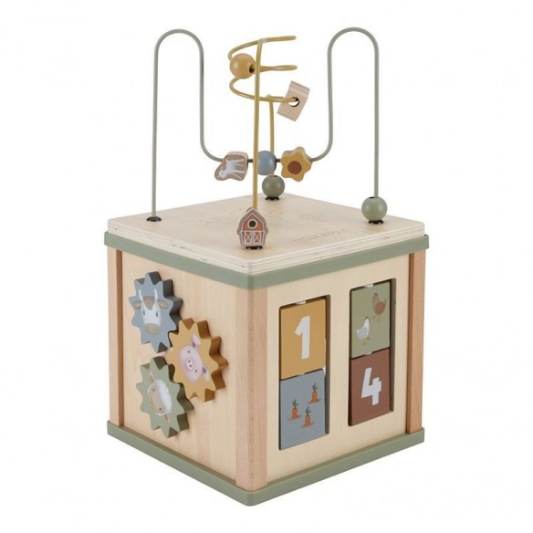 cubo de actividades de la granja
