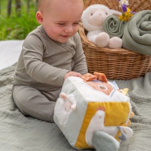 Cubo Blandito Actividades Pequeña Granja Little Dutch - 1 2