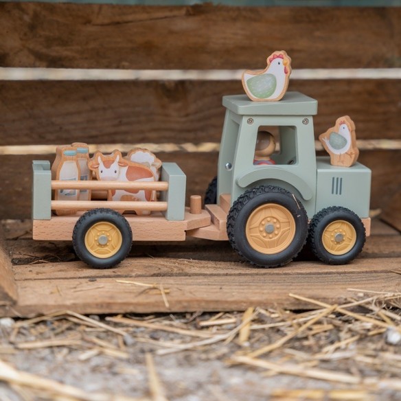 Tractor con Remolque de juguete