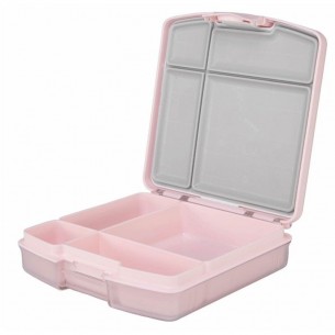 caja de almuerzo con compartimentos infantil