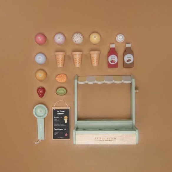 Puesto de Helados de juguete Little Dutch