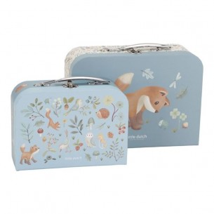 Set de dos maletas para niños forest friends Little Dutch