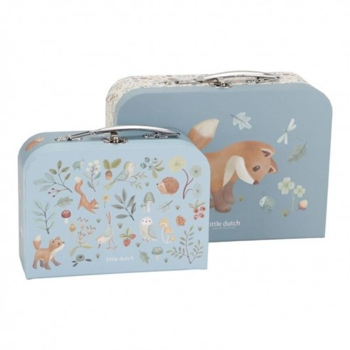Set de dos maletas para niños forest friends Little Dutch