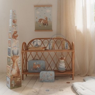 Set de dos maletas para niños forest friends Little Dutch 2
