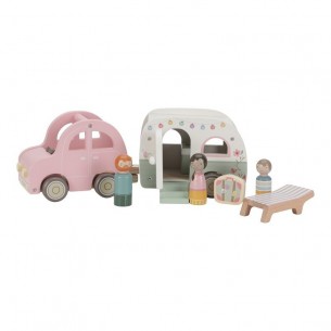 Set Coche y Caravana de juguete