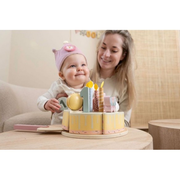 Pastel Cumpleaños Rosa Little Dutch - 4