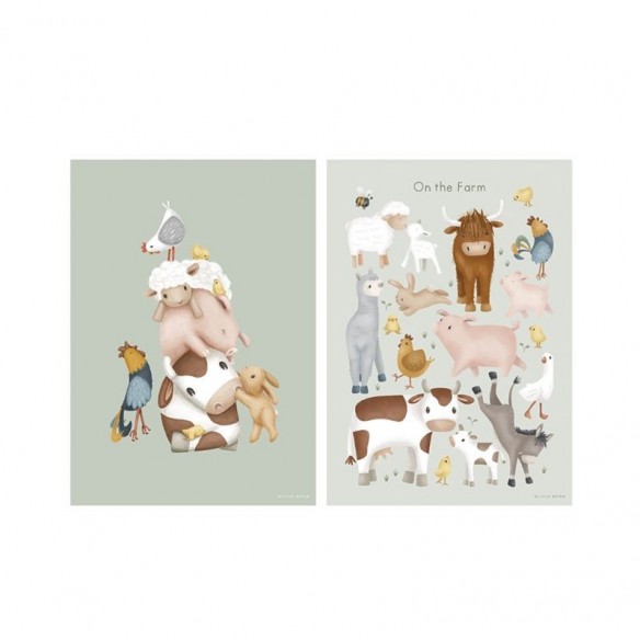 póster con animales