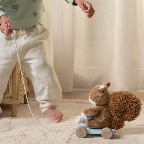 Arrastre Ardilla Peluche Forest Friends Little Dutch