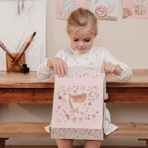 Caja manualidades rosa Fairy Garden Little Dutch infantil