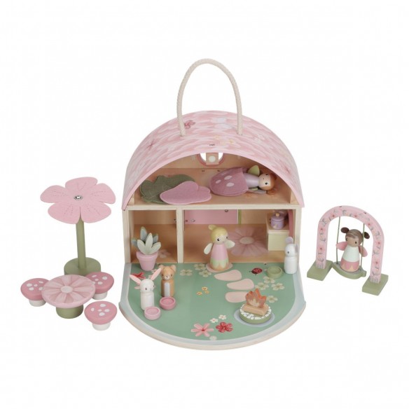 Casa de Muñecas Fairy Garden de Little Dutch portátil