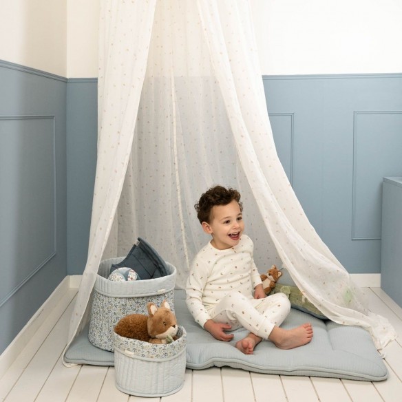 Cesta Acolchada Grande Reversible Forest Friends infantil