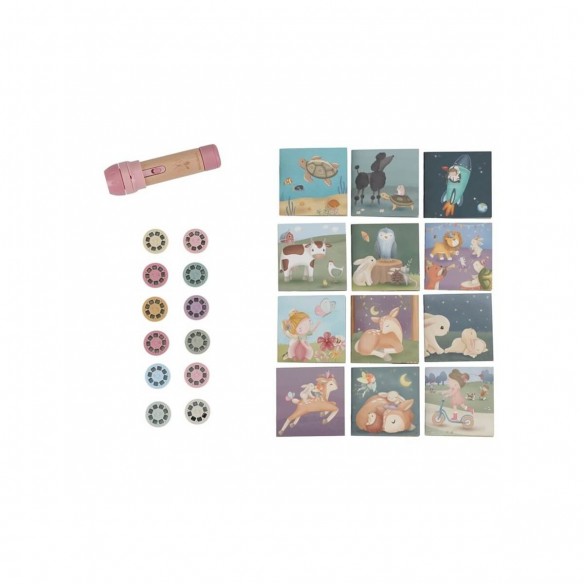Proyector con Linterna Fairy Garden niñas 3 años