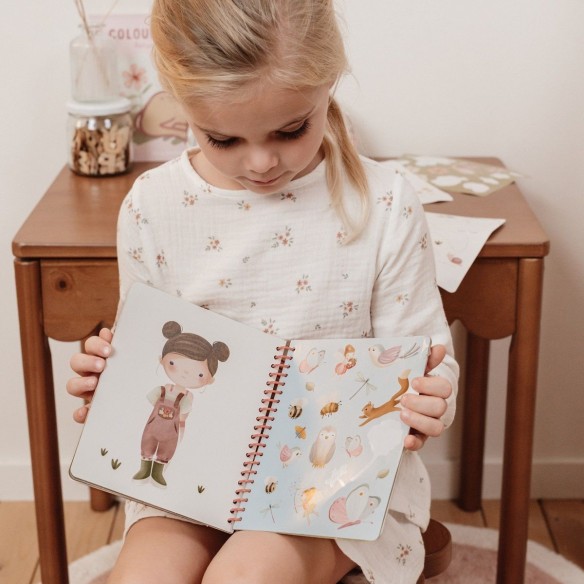 Libro Viste a Rosa Fairy Garden Little Dutch