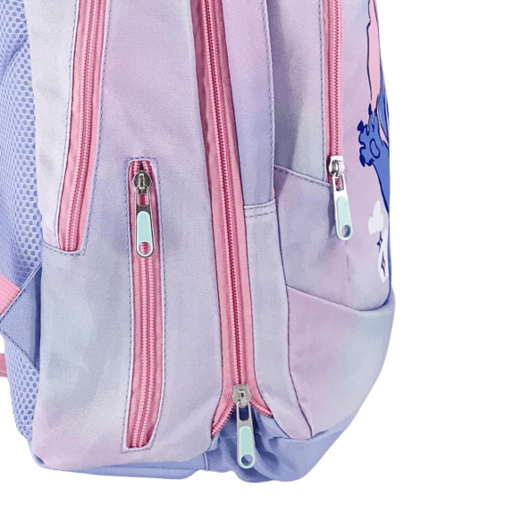 Mochila Stich Disney 41cm morada