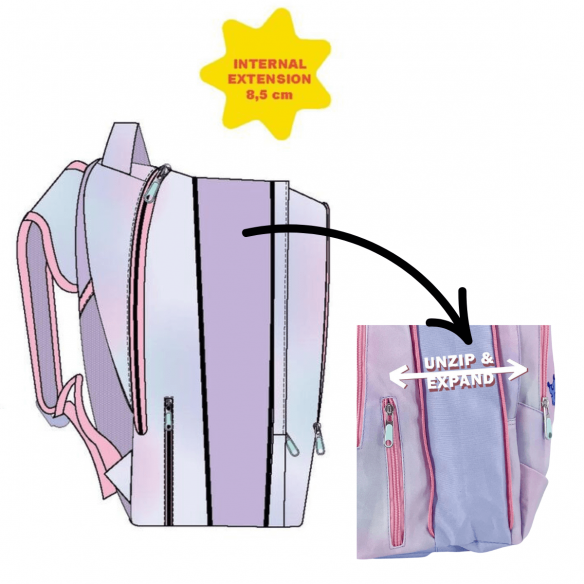 Mochila Stich Disney extensible