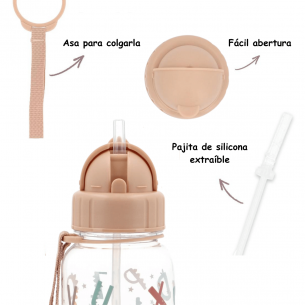 Botella Infantil Personalizable Letras 2