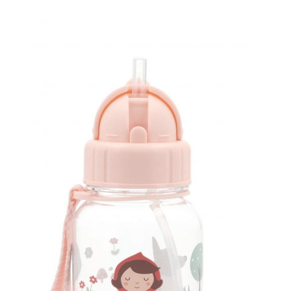 Botella Little Red Personalizable pajita