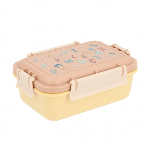 Caja Almuerzo Bento Funny Letters Personalizable