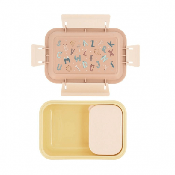 Caja Almuerzo Bento Funny Letters Personalizable oukidsshop