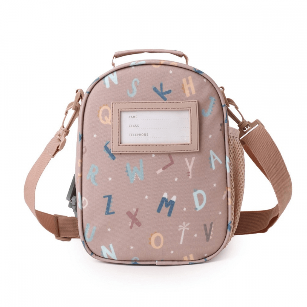 Bolsa Merienda Térmica 3D Funny Letters Personalizable etiqueta datos Bolsa Merienda Térmica 3D Funny Letters Personalizable etiqueta datos