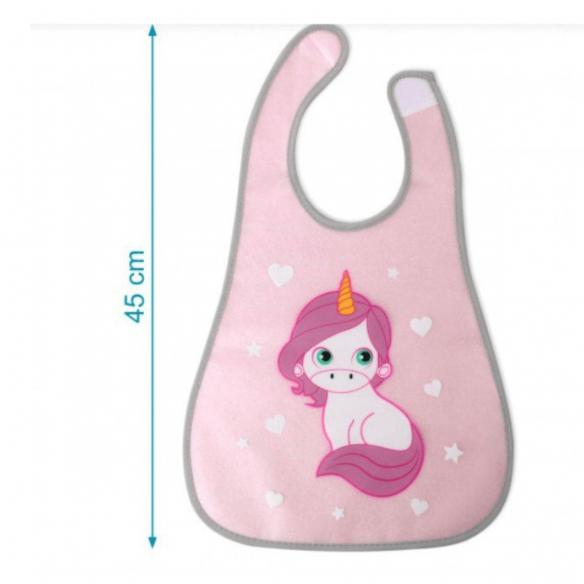 Babero Unicornio velcro