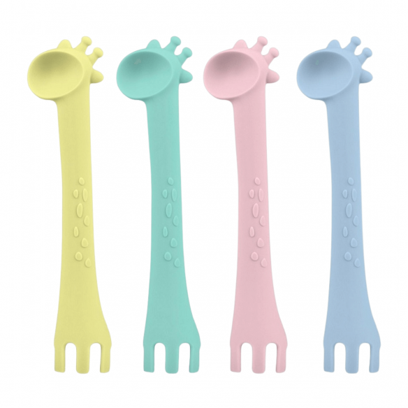 Cucharas Silicona Jirafa Cucharas Silicona Jirafa