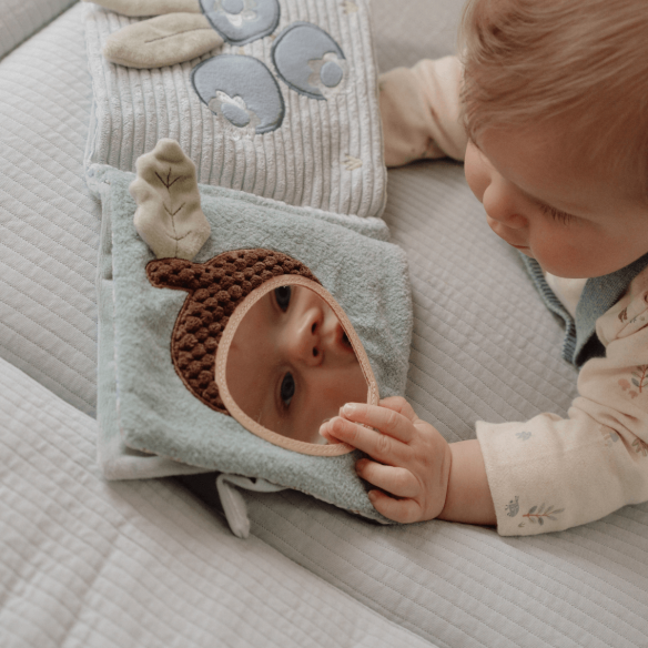 Libro sensorial bebé Forest Friends azul