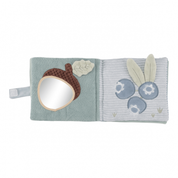 Libro Blandito de Actividades Bebé azul animales