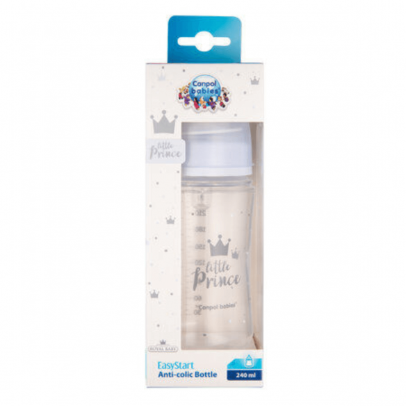 Biberón Royal Baby 240 ML Azul Personalizable