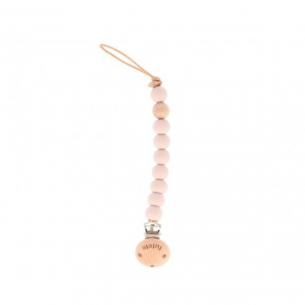 Sujeta chupetes rosa