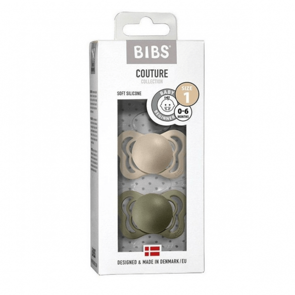 Chupetes Couture Vanilla / Olive