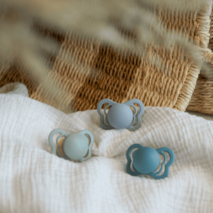 Chupetes bibs Couture Nordic Mint / Island Sea 2
