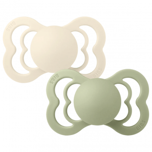Chupetes Bibs Supreme Ivory / Sage latex