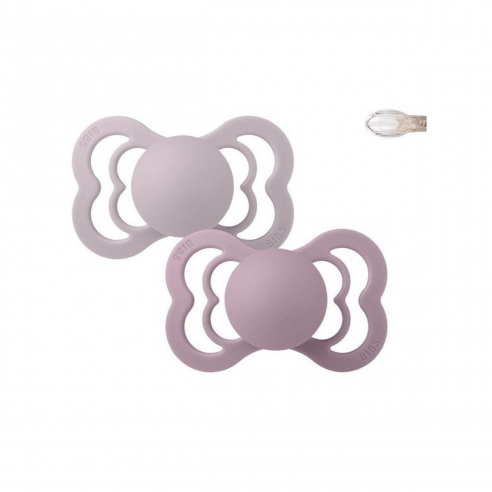 Chupetes Bibs Supreme Heather / Dusky Lilac silicona