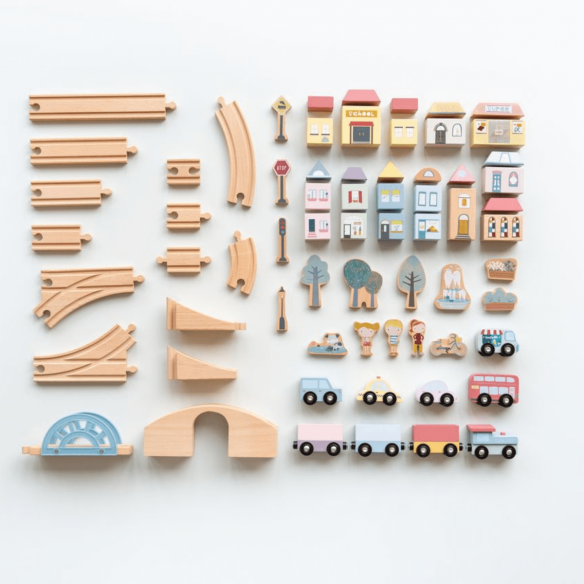 tren juguete madera Little Dutch