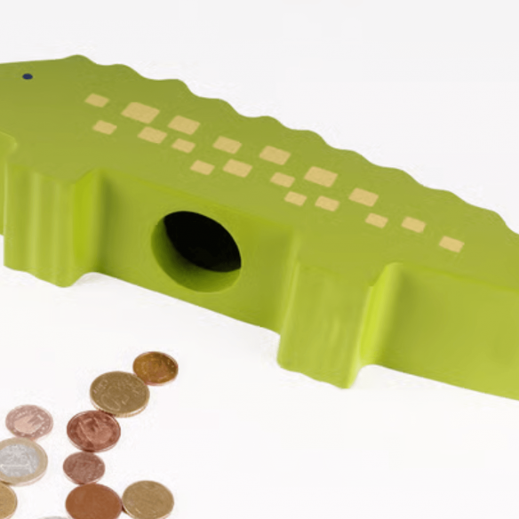 Hucha cocodrilo niñas