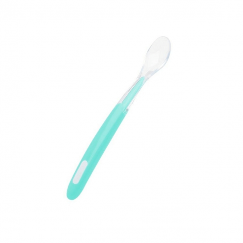 Cuchara Silicona Step 1 Azul