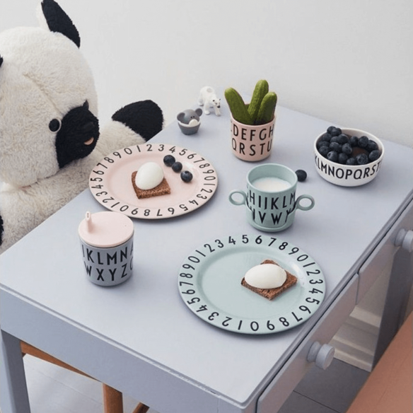 Vaso Melamina Nude ABC infantil