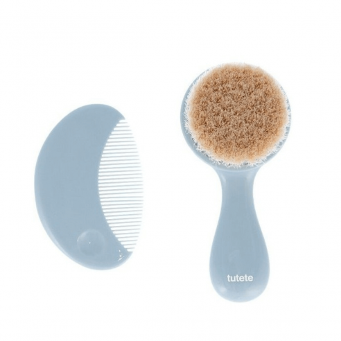 Set de peine y cepillo de cerdas naturales