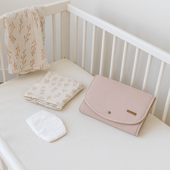 Cambiador Portátil Rosa Little Dutch personalizable