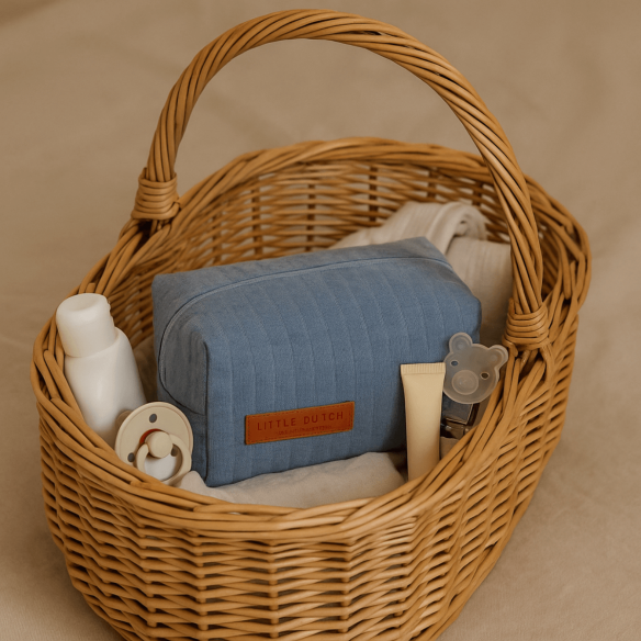 Neceser Azul Personalizable infantil de Little Dutch