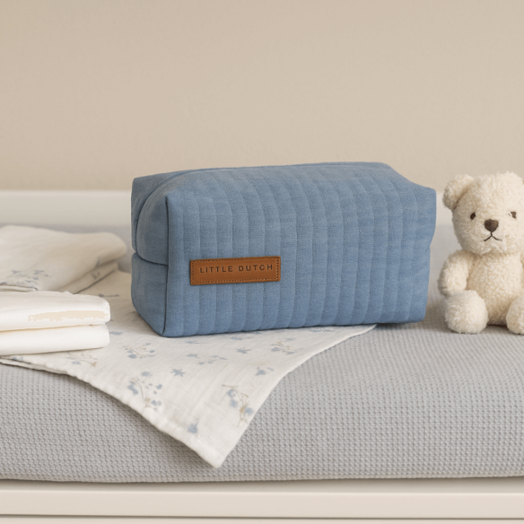 Neceser para bebé azul personalizable