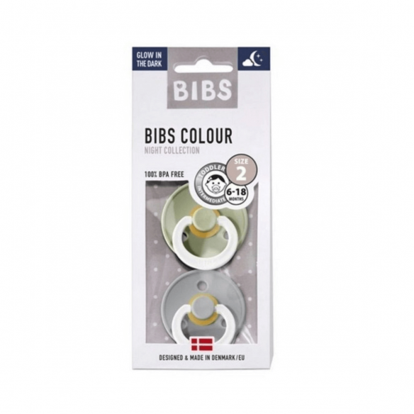 Chupetes Nocturnos Colour Sage / Cloud